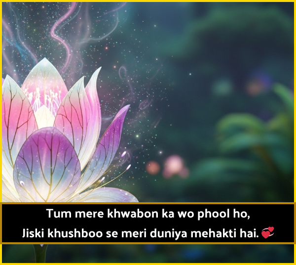 Love Flower Shayari in English