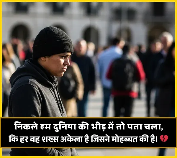 Akelapan Shayari on Life