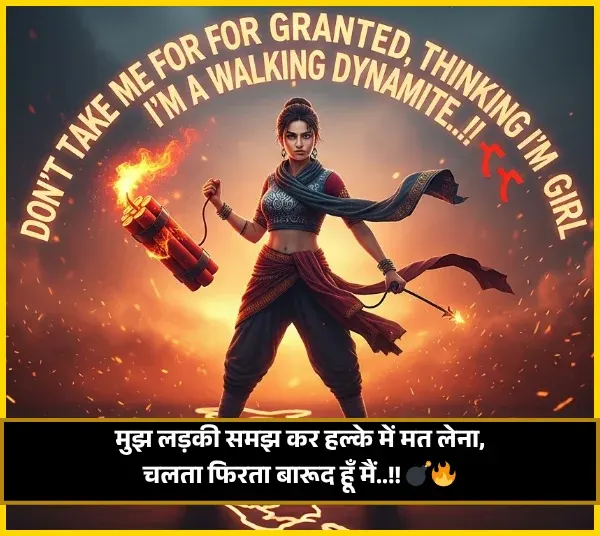 Attitude Shayari for Girls