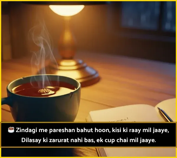 Chai Shayari in English