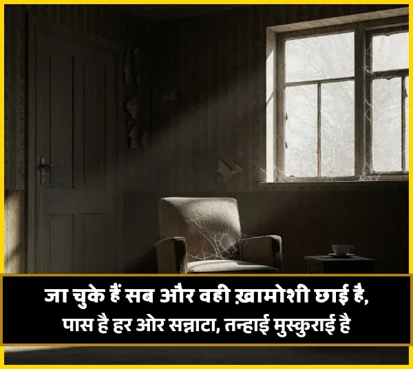 Khamoshi Akelapan Shayari in Hindi