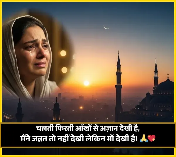 Maa Ke Liye Shayari in English Text