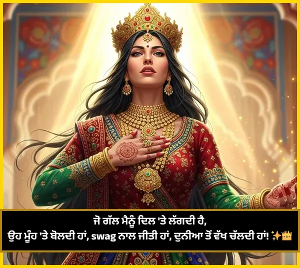 Punjabi Attitude Shayari for Girls