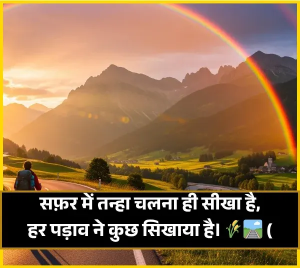 Safar Shayari in Hindi