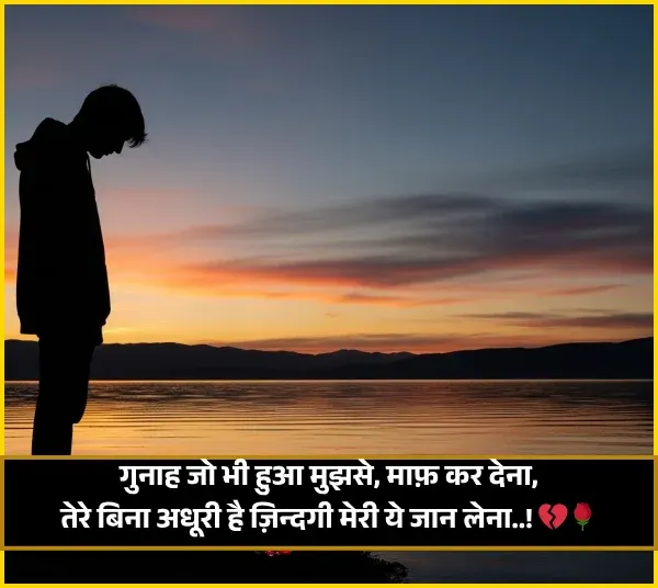 Sorry Shayari for Wife