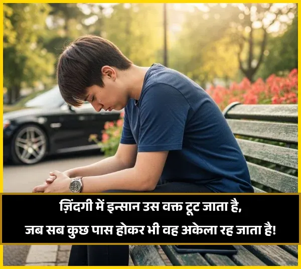 Zindagi Alone Shayari